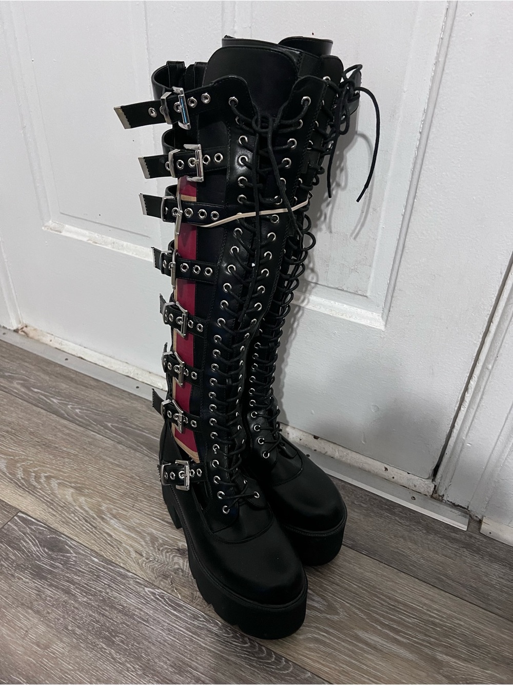 Lamoda Knee High Gladiator Boots